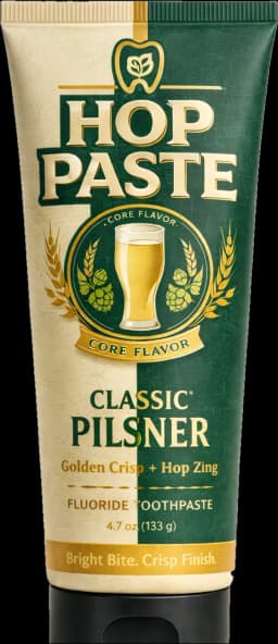 Classic Pilsner toothpaste tube