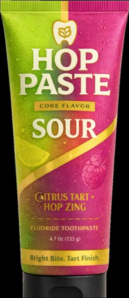 Sour toothpaste tube